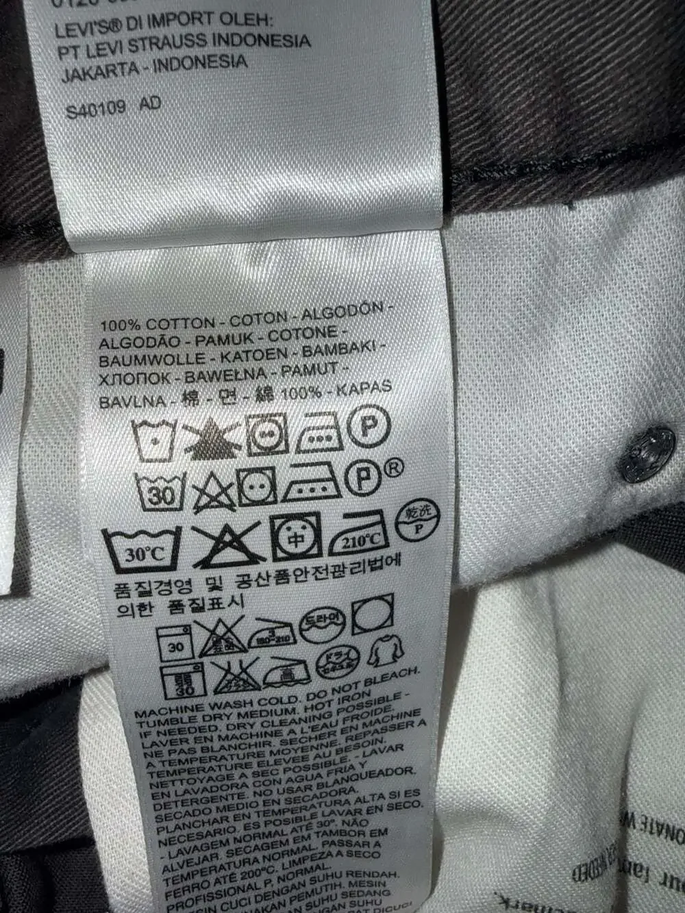 Levi's 514 Straight Fit Men's Charcoal Gray Jeans Size 36x32